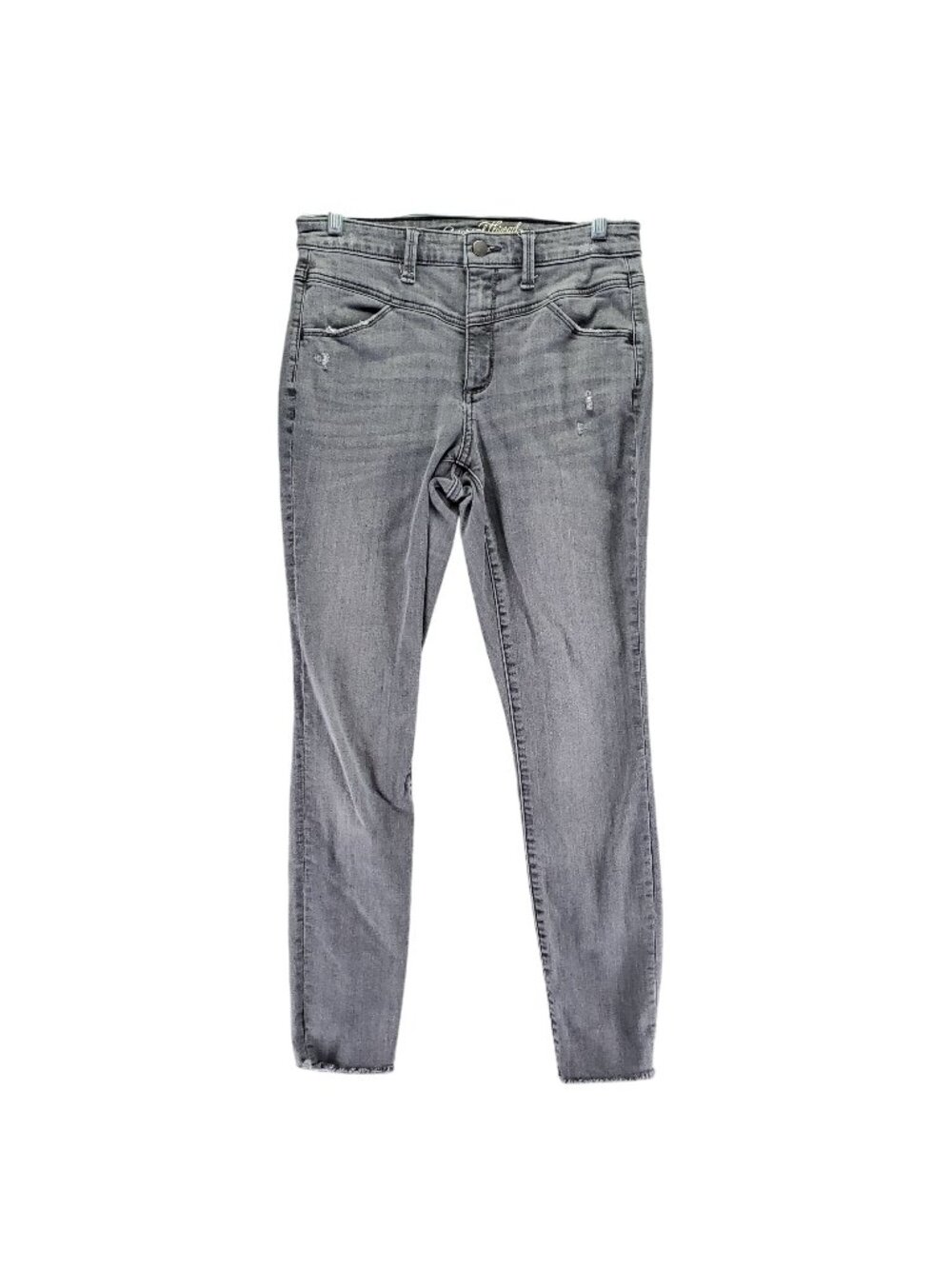 Universal Thread Jeans Womens 4/27R Gray High Rise Skinny Stretch Denim